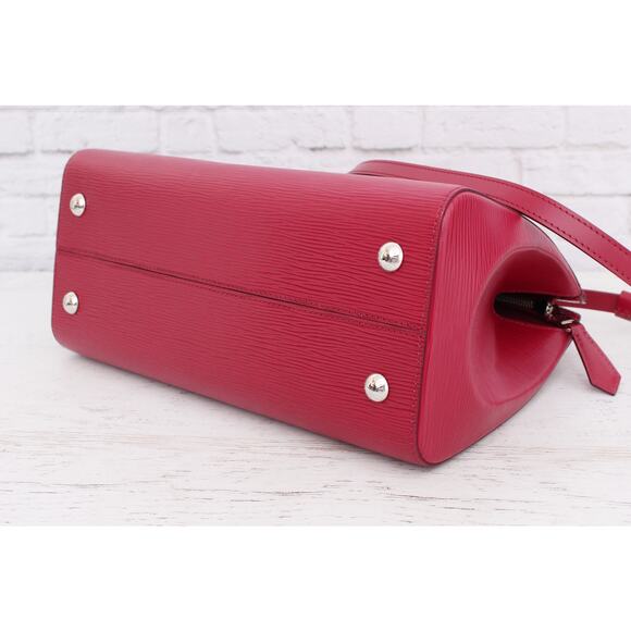 Louis Vuitton Soufflot MM Purple Epi Shoulder and Satchel Purse Leather A3628 - Picture 7 of 12